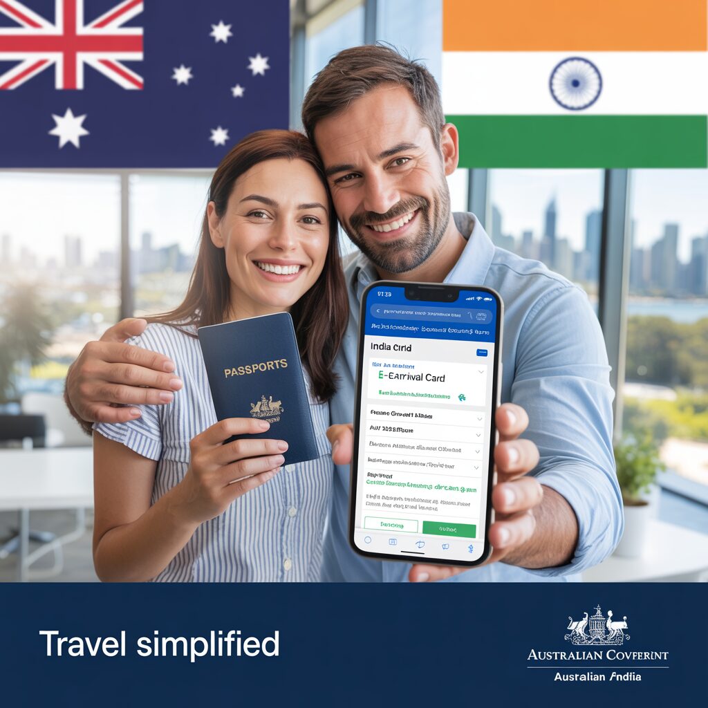 India e-Arrival Card voor Australische burgers 2026: Complete gids