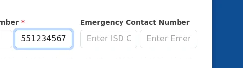 Step 6: Enter your mobile number without country code, spaces, or dashes.